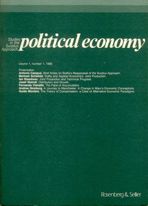 Political Economy vol. 1, n. 1, 1985